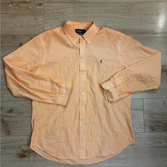 Ralph Lauren Other - Ralph Lauren Men's Orange Striped Shirt